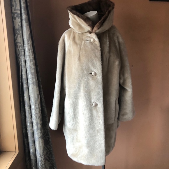 Vintage mink collar union made blonde jacket - Picture 3 of 14